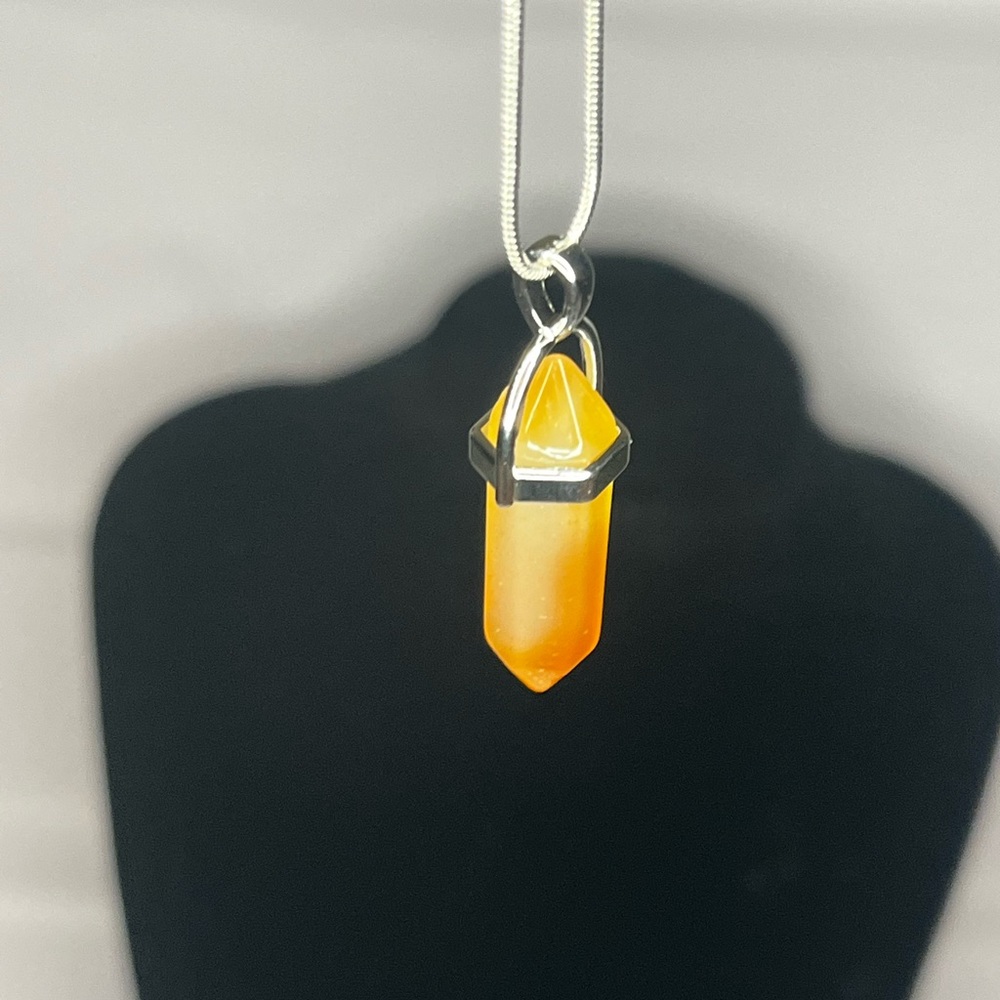 BOGO Orange Crystal Necklace